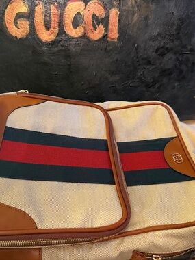 classic Gucci Vintage Web backpack